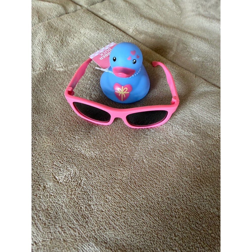 Babiators Pink Navigator Sunglasses for Baby Toddler Ages 0-2 with Rubber Duck